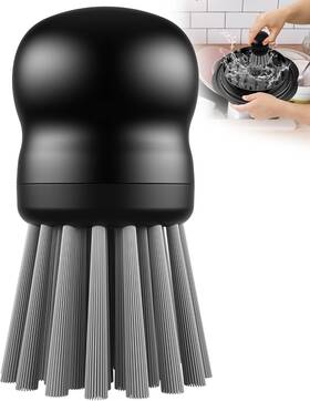 Csb001 Suretivian Mini Dish Brush For Cleaning Chicken Shredder Palm Scrubber Black