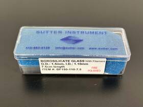 Bf150-110-7.5 Sutter Instrument Borosilicate Glass Capillaries 1.5mm Od 7.5cm