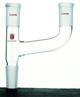A372440 Synthware - Claisen 3-way Adapter Connecting Distillation Head 24/40