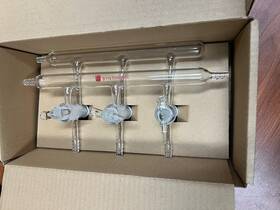 Synm431005 Synthware Kemtech America 5 Port Glass Vacuum M260003 Manifold With High Vac Stopcocks 450mm Nib
