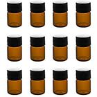 Sz123 Dram Mini Amber Glass Vial Bottles With Orifice 791321440230