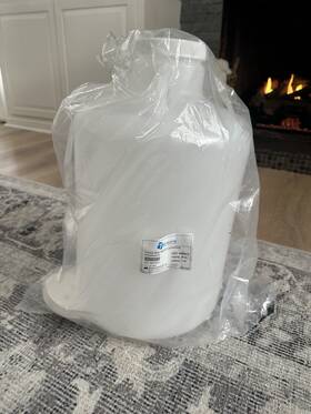 583472 Tarsons Carboy Wide Mouth Low Density Polyethylene 20 Liter Jug With Handles-new