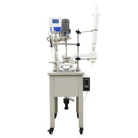 L220w584 Techtongda 110v 10l Constant Temper Lab Glass Reactor Chemical Jacketed Heating