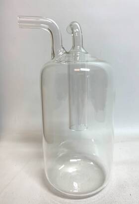 Thermo Savant Git/100 Speedvac Evaporator Cold Trap Glass Bottles