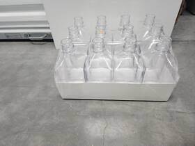 362015-1000 Thermo Scientific Lot Of 12 Nalgene Square Media Bottle 1000ml Sterile Without Enclosure