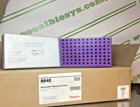 8640 Thermo Scientific Reversible Microtube Racks 12 Pc/cs With Lid 0.2 And 0.5 Ml