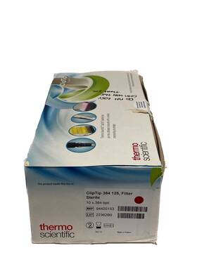 384-format Thermo Scientific 94420153 3840/pk Cliptip 125ul Filter Pipette Tips Sterile