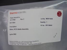 B117768-i Thermo Scientific 500ml Petg Bottle Assembly