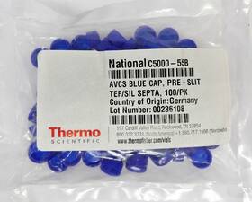 C5000-55b Thermo Scientific Avcs Blue Cap Pre-slit Tef/sil Septa 100/pk