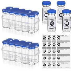 Jyd-threlaco-0263 Threlaco 20 Pcs 10ml Sealed Sterile Empty Vials With Self Healing Transparent Jyd-threlaco-0263 Threlaco 20 Pcs 10ml Sealed Sterile Empty Vials With Self Healing Transparent