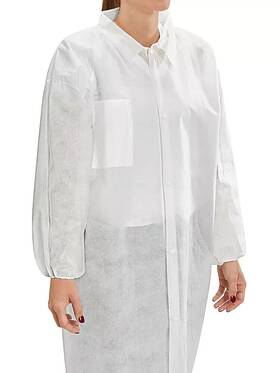 S-10483xx U-line Uline Lab Coat With 1 Pocket Snap Front - 2xl 25/box