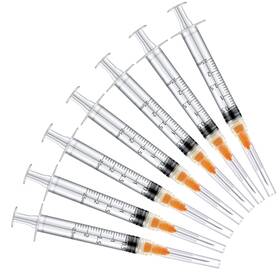 Up-ztjz22281852 Ulove Prs 20 Pack 2.5ml Plastic Disposable Lab Utensils With 25ga 1 Inch Individually