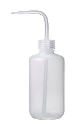 360031 United Scientific Unisafe 250ml / 8oz Vented Wash Bottle - Clear