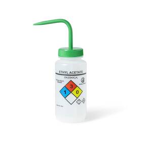 United Scientific 840287249033 Unisafe Laboratory Wide Mouth Ldpe Vented Wash Bottle Ethyl Acetate 500m