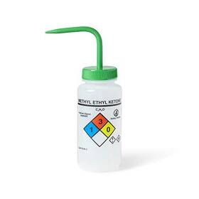 United Scientific 840287249057 Unisafe Laboratory Wide Mouth Ldpe Vented Wash Bottle Methyl Ethyl Ketone