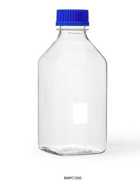 Bmpc1000 United Scientific Supplies Inc. 24/pk 1000ml Pc Square Media Storage Bottles With Gl-45 Caps