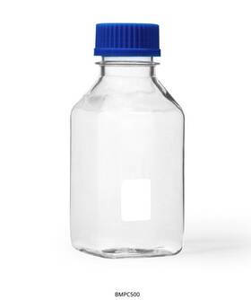 Bmpc500 United Scientific Supplies Inc. 24/pk 500ml Pc Square Media Storage Bottles With Gl-45 Caps