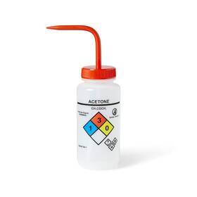 Un370051 United Scientific Unisafe Leakproof Laboratory Wide Mouth Ldpe Vented Wash Bottle Acetone