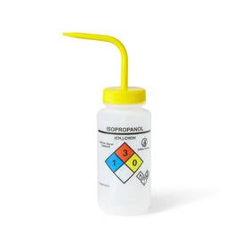 Un370057 United Scientific Unisafe Laboratory Wide Mouth Ldpe Vented Wash Bottle Isopropanol 500ml