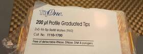 1110-1700 Usa Scientific Tipone 20ul Profile Grauated Tips/yellow 2x5 Sealed 960