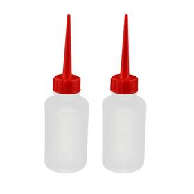 Uxcell 614462280148 2 Pack 150ml Soft Plastic Straight Beak Squeeze Oil Bottle Industrial