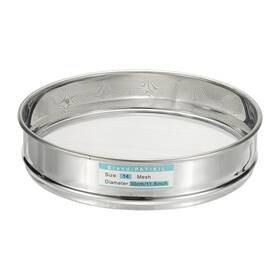 Uxcell 688391637403 14 Mesh Lab Sieve 11.8 Inch Diameter Test 304 Stainless Steel 1.43mm
