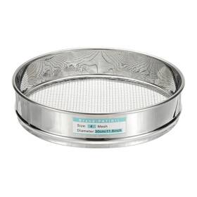 Uxcell 688391637496 4 Mesh Lab Sieve 11.8 Inch Diameter Test 304 Stainless Steel 5mm