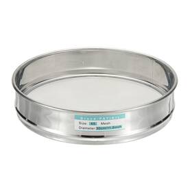 Uxcell 688391637571 65 Mesh Lab Sieve 11.8 Inch Diameter Test 304 Stainless Steel 0.25mm