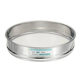 Uxcell 688391637755 300 Mesh Lab Sieve 11.8 Inch Diameter Test 304 Stainless Steel 0.054mm