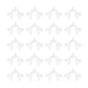 A19111100ux1587 Uxcell Lab Joint Clip Plastic Clamp Mounting Clips For 10/18 Or 10/30 Glass T