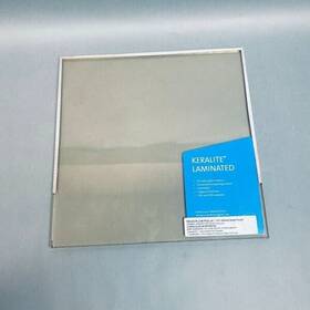 867530967 Vetrotech Keralite Laminated 5/16 Inch Thickness Fire-rated Impact Glass Ceramic