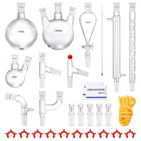 Vevor 197988448549 Large Capacity Lab Distillation Kit 3.3 Borosilicate Glass Professional Equip Vevor 197988448549 Large Capacity Lab Distillation Kit 3.3 Borosilicate Glass Professional Equip