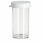 Vil2.5udcs Thornton Plastics Plastic Snap Cap Vials 2.5 Dram Double Case Pk 2600