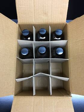 10861-812 Vwr Cat No Amber Glass Bottles 240ml
