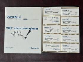 48382-139 Vwr Cat No Micro Cover Glass 24x60mm 2 Lot 10x 1oz Cases 4/25/07