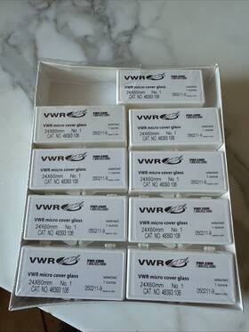 48393-106 Vwr Cat No Micro Cover Glass 24 X 60mm 1 Lot 9 Ounces