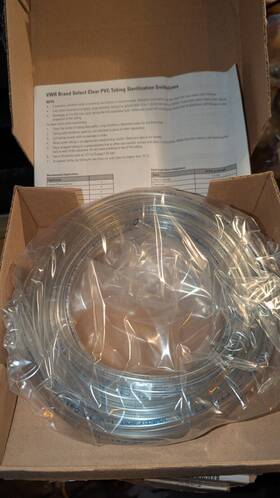 60985-5512 Vwr 1 50ft Coil Signature Laboratory Tubing 1/8 Inch X 1/4 1/16 60985-512 Nib