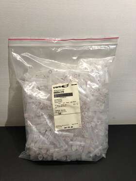 89004-316 Vwr Micro Tubes With Silicone O-rings 0.5ml