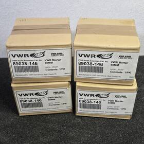 89038-146 Vwr Lot Of Four 80mm Mortars - New In Sealed Boxes
