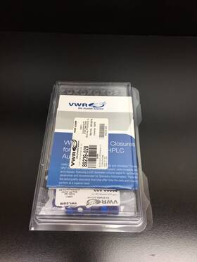89239-028 Vwr Cat No Convenience Kit 9-425 Clear Glass Blue Cap Ptfe/silicone Si