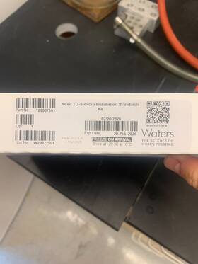 186007591 Waters Xevo Tq-s Micro Installation Standards Kit