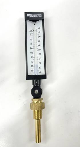 As5h718alp Weksler As5h718alp/tie3d2 Weksler-glass Adj Angle Thermometer 7 Inch Case 3.5 Stem 0-160