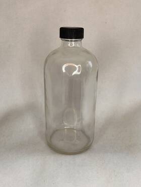 1094 Wheaton Glass 1000ml Boston Round Bottle Media Storage With Screw Cap Type 1