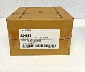 224882 Wheaton 4ml Sample Vial With Rubber Cap Box Of 144