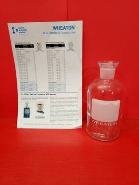 227498 Wheaton Bod Bottle 300ml Glass Laboratory Bottles X 24 1 Case