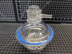 365882 Wheaton Dwk Dry-seal Vacuum Desiccator 100mm Plate Chemistry Lab Glass