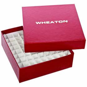 651492 Wheaton Storage Box Holds 81 2ml Vials Pk15