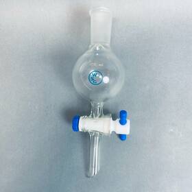 867530922 Whelan Scientific Spherical Separatory Funnel 24/40 Stj 100 Ml Lot Of 2 Funnels