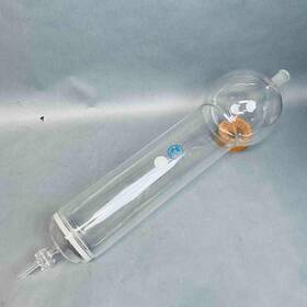 420620-0760 Whelan Scientific Glass Chromatography Column 4x14 Inch 2000 Ml Reservoir Fritted Disc