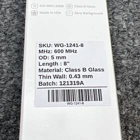 1241 Wilmad Labglass Wg 8 Pack Of 5 - Mm Economy Nmr Tube Inch 600 Mhz New